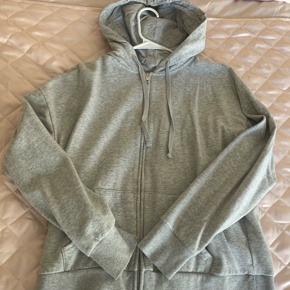 Gray Zip Up